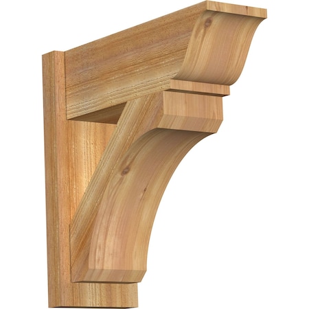 Ekena Millwork Legacy Traditional Rough Sawn Outlooker, Western Red Cedar, 8"W x 22"D x 22"H OUT08X22X22LEC01RWR